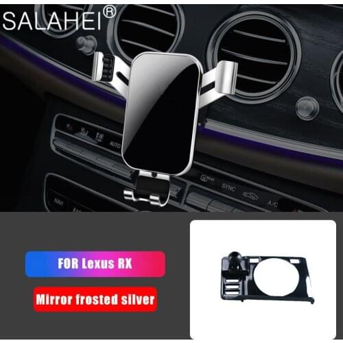 Gravity Holder Bracketin in Car Mobile Phone Cell Dashboard Air Vent Stand Clip Mount For Lexus RX 450hL 2020 Hot Sale GPS Stand