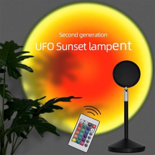 Colorful Sunset Lamp RGB Sunset Projection Lamp Rainbow Atmosphere Led Light