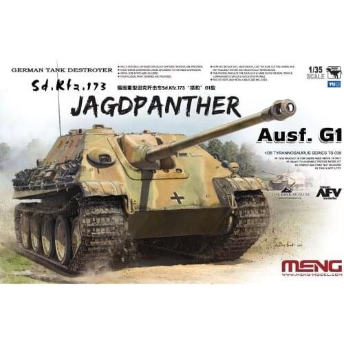 Meng TS-039 Model 1/35 Sd.Kfz.173 Jagdpanther Ausf.G1 German Cheetah