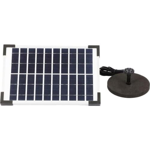 10V 10W Mini Solar Fountain Water Pump with Accessories Solar Panel Power Garden Watering Fountain Kit