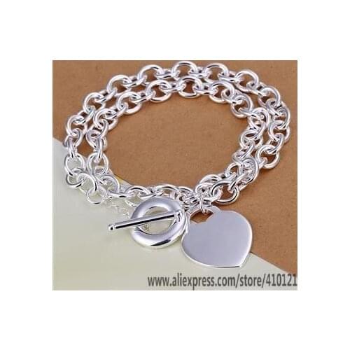 N245 Hot Sale Free Shipping Silver Plated Fine Jewelry, -Sterling-Silver Charms Fashion Pendant Center Signs To Necklaces