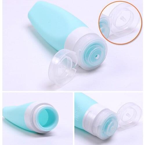 Silica Gel Packaging Bottle Set Travel Sub-bottling Set Cosmetic Sub-bottle Travel Bottle Silicone Bottle