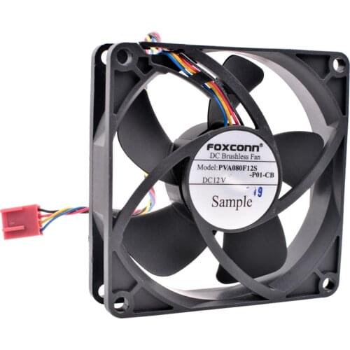 Original Product PVA080F12S 8cm 8020 80x80x20mm 80mm fan DC12V 4 lines pwm computer chassis motherboard CPU cooling fan