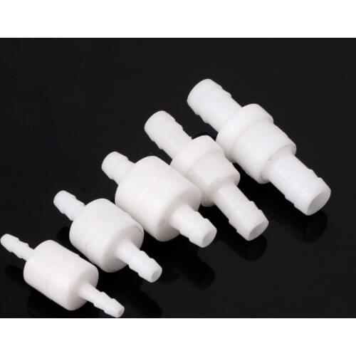 Plastic One-Way Non-Return Water Inline Fluids Check Valves for Fuel Gas Liquid B85C