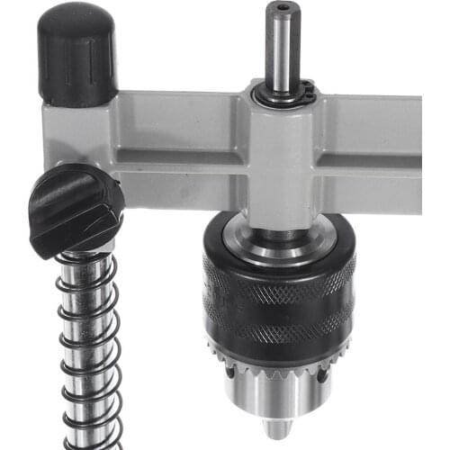 Adjustable Electric Drill Bracket Guide Table Stand Clamp with Chuck Work Station