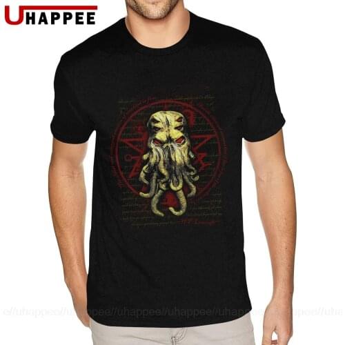 Sport Cthulhu Tee Shirts Men XXXL Short Sleeves Heavy Cotton Round Neck Shirt