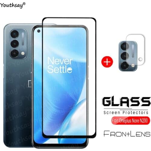 For Oneplus Nord N200 Glass Tempered Glass For Oneplus Nord N200 5G Glass Screen Full Glue Protector Film Nord 2 CE N10 N100