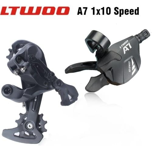 LTWOO A7 MTB 10S Groupset 10 Speed Shifter Lever Rear Derailleur RACEWORK Cassette 46 50T Silver Hollow Chain