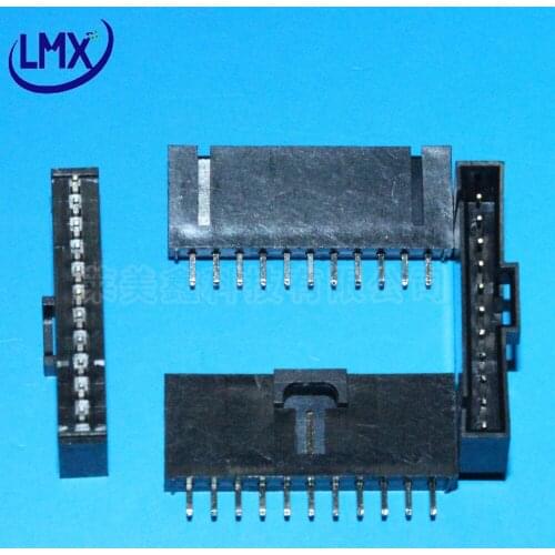 20pcs CD-ROM 11P MX2.54 DuPont belt buckle 90 degree socket spacing 2.54MM