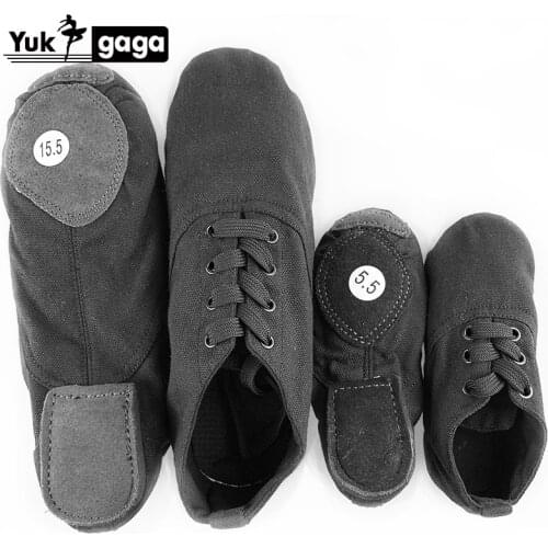 2019 Soft Cloth Dance Jazz Shoes Ballet Shoes for Men Women Children Black Sport Sneakers Gymnastics Fitness Shoes