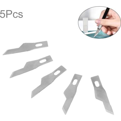 5pcs 16# Blades Stainless Steel Engraving Blades Metal Blade Woods Carving Blade Replacement Surgical Scalpel Craft