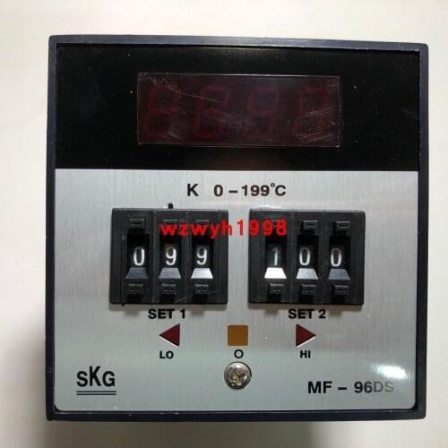 SKG digital display dual dial code SKG MF-96DS temperature controller MF-96DS K 199-399-999 MF-96DS PT100199-399