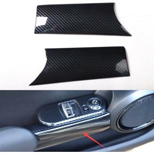 Car Interior Door Handle Decoration Bezel Stickers For BMW MINI F56 3 Doors 2014-2021 ABS Car Styling Molding