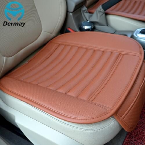 Factory Sale PU Leather Car Seat Cover Universal For Auto Seat Cushion Protector Four Season Black Beige Orange Gray