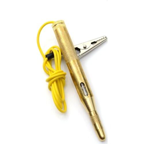 Hot DC 6V 12V 24V Probe Light System Test Probe Lamp Auto Car Light Circuit Tester Lamp Voltage Test Pen Detector Copper