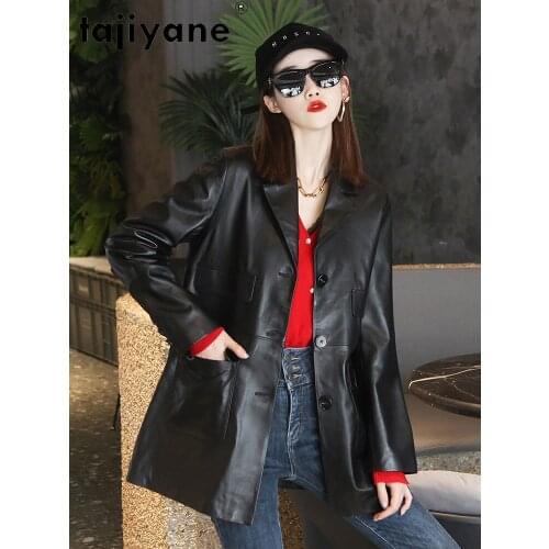 Genuine Jacket Leather Women Spring 2021 Real Sheepskin Coat Female Korean Fashion Jackets Chaquetas Para Mujer Pph4589