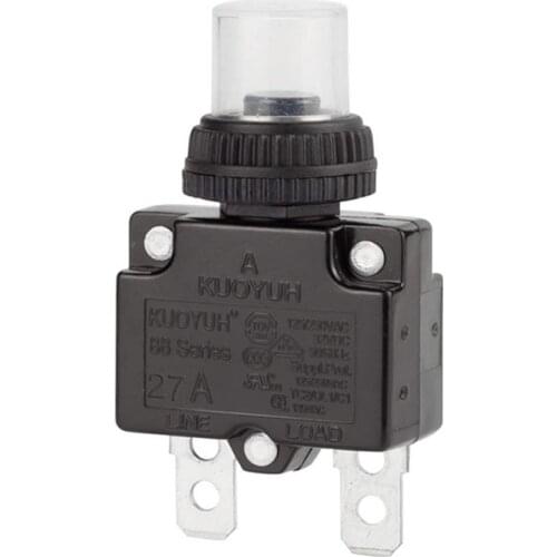 Kuoyuh 88 Series Mini Miniature Overload Protector Electrical Automatic Circuit Breaker with Dust Cover