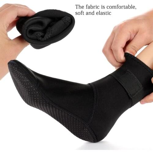 Mens Womens 3mm Neoprene Diving Socks Surfing Shoes Water Boots Non-slip Beach Wetsuit Warming Snorkeling Shoes -40