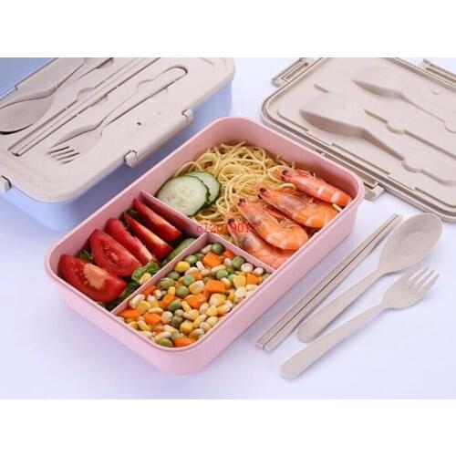 New wheat food box preservation box for students and children