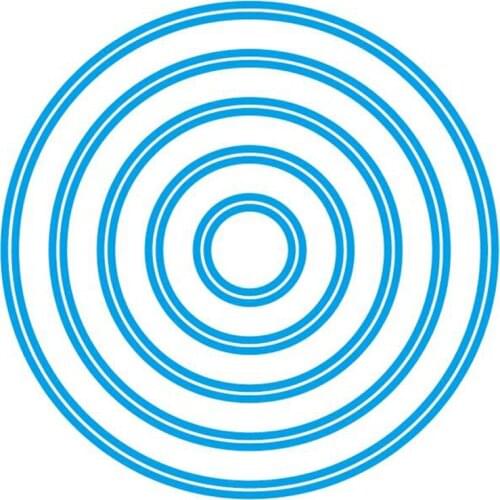 2020 New Circle Frame Nesting Layered Metal Cutting Dies For Cut Paper Making Album Greeting Card DIY Scrapbooking NO Stamp Sets