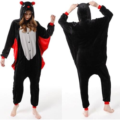 Boys Girls Totoro Bat Animal Pajamas Unicorn Cartoon Onesies Kids Pijama Winter Children Pyjamas Sleepwear Overalls Homewear