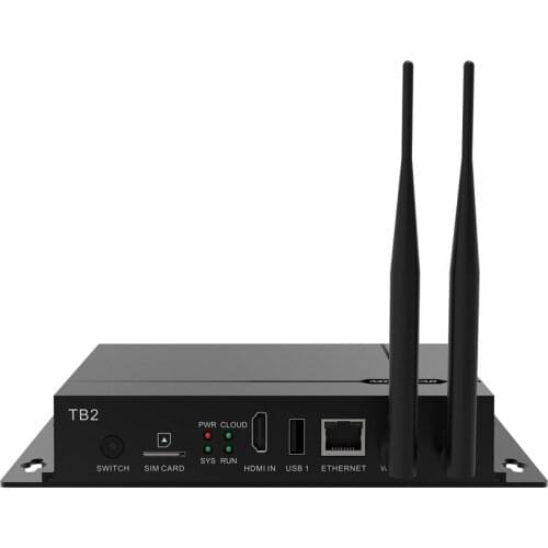 Full color NOVA TB2 controller led display Max support hub75 ports available for led panel asynchronous medio player ali express