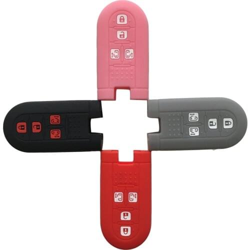 Silicone Car Key Cover Set For TOYOTA TANK Rush Alphard Fit Daihatsu LA600S LA610S LA150 Casa Car Key Cover Remote Control