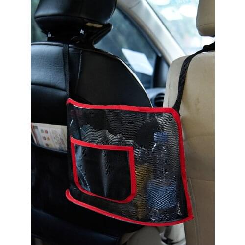 Universal Car Seat Side Storage Mesh Net Bag Luggage Holder Pocket Trunk Cargo Nets Organizer Auto Car Net Handbag Holder