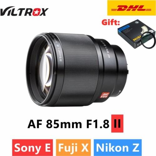 Viltrox 85mm f1.8II STM Auto Focus Full-Frame Portrait Prime Lens For Fuji X-Mount Camera X-T3 X-H1 X20 X-T30 X-T20 X-T100 XPro2