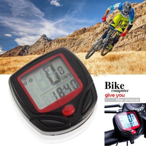 Waterproof Bicycle Bike Cycle Lcd Display Digital Computer Speedometer Cycling