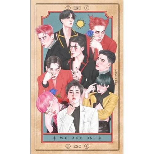 Star Embroidery Diamond Art Idol Painting By Numbers Cool EXO Gift Home Decoration Decorative Paintings Wall Decor DIY GJ300