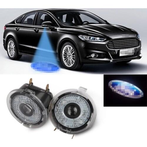 2021 new 2pcs LED underside rearview mirror welcome light for Ford Edge Fusion Flex Explorer Mondeo Taurus F-150 Expedition