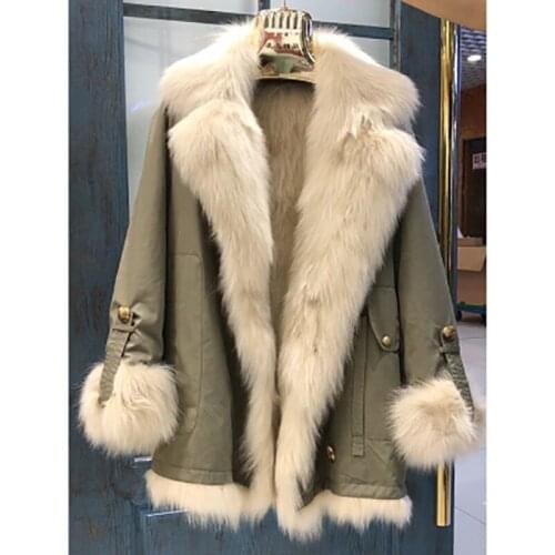 Autumn/Winter 2021 New 100-Pack Korean Version Of The Long Imitation Fur WomenS Warm Jacket Size Faux Fur coat WomenS Coat