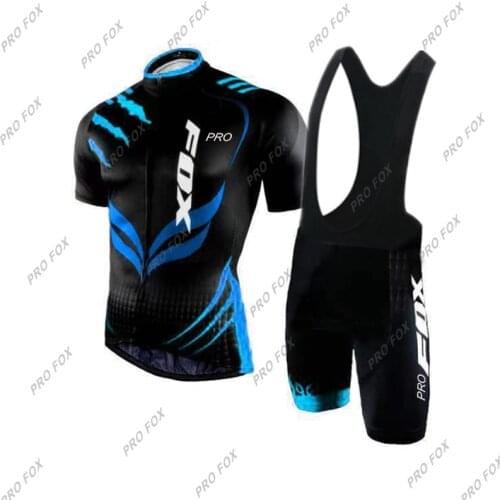 2020 short sleeve cycling wear suit quick-drying mountain bike 9D gel pad bicycle cycling sportswear men