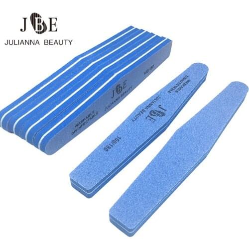 25Pcs Zebra Nail Files 100/180 Grit Sponge Nail Sanding File Acrylic Nail File Set Limas Para Manicure Nails Accessoires Tools