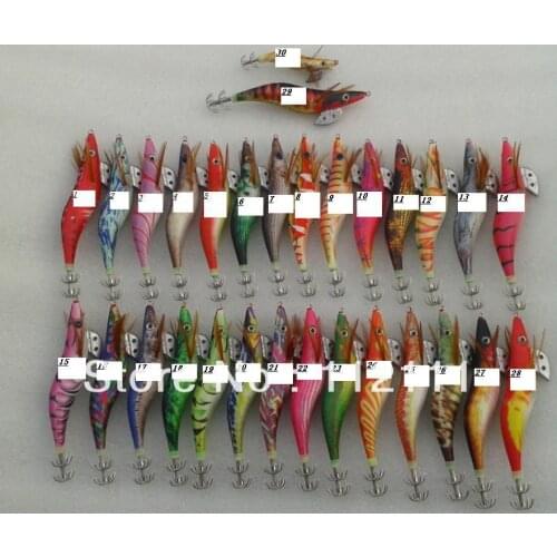 50pcs 3.0# fishing lure , squid jigs ,glow in dark (17g 11.5cm )