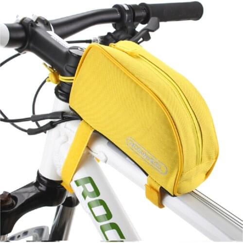 Roswheel 600D Polyester PVC MTB Road Cycling Bicycle Frame Pannier Front Upper Tube Package Bike Beam Saddle Bag