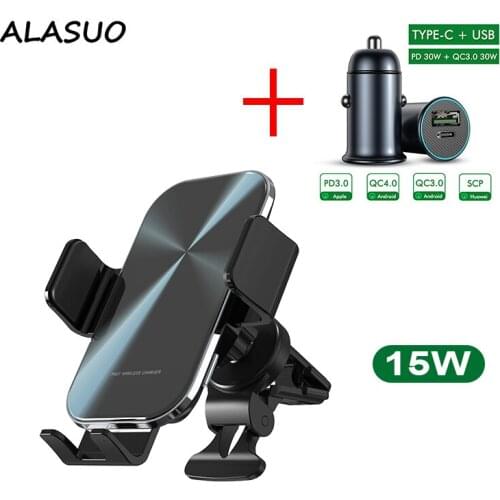 ALASUO Car Wireless Chargers For Mobile Phones