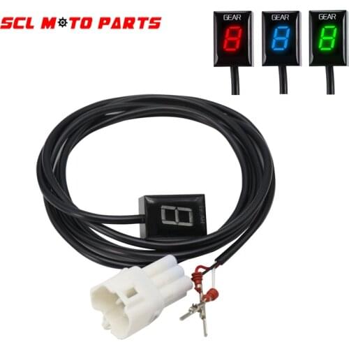 ALconstar-LED Digital Gear Indicator LED Shift Level Sensor Bracket Holder For SUZUKI gsr 600 bandit 650 1200 gsxr sv 400