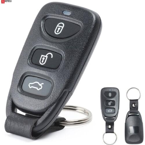 Keyecu Car Remote Control Key Fob 3 Button 433MHz for Hyundai Sonata 2005 2006 2007 2008 2009