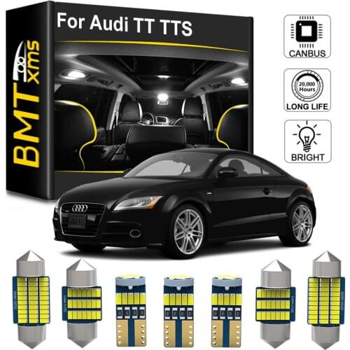 BMTxms For Audi TT TTS 8N 8J 8N3 8N9 8J3 8J9 Coupe Roadster Convertible Canbus Auto LED Interior Map Dome Light Kit Accessories