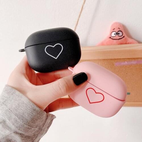 Earphone Case For VIVO TWS 2E Case love heart Gradient Matte Anti-fall For vivoTWS2e Cover Hard Plastic Charging Box Accessories