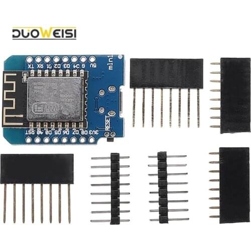 ESP8266 ESP-12 ESP12 WeMos D1 Mini Module Wemos D1 Mini WiFi Development Board Micro USB 3.3V Based On ESP-8266EX 11 Digital Pin