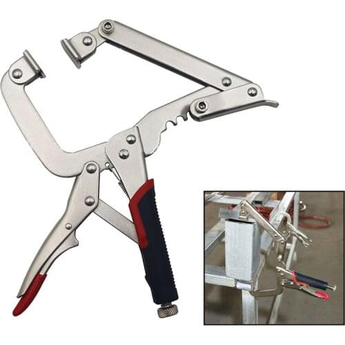 Ultra-wide Quick Clamp Adjustable Four Gears Vigorous Pliers C-type Woodworking Fixing Tool