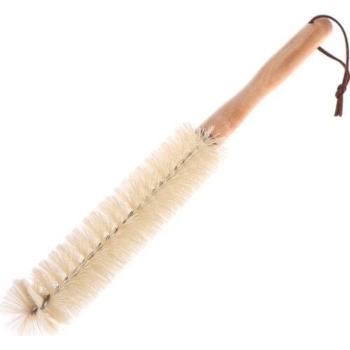 Wooden Long Handle Beech Cup Brush Bottle Brush Household Brush 1 pc
