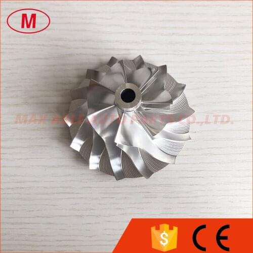 K27 44.30/73.88mm 7+7 blades5327-123-2228 milling/aluminum 2618/billet compressor wheel for 5326-988-6016/6094/6035/5326-710-006