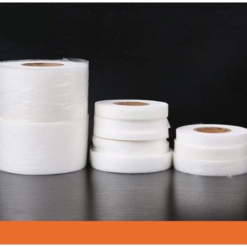 Adhesive Tape Cloth Apparel Fusible Interlining Fabric Tape White Double Sided Sewing Accessory