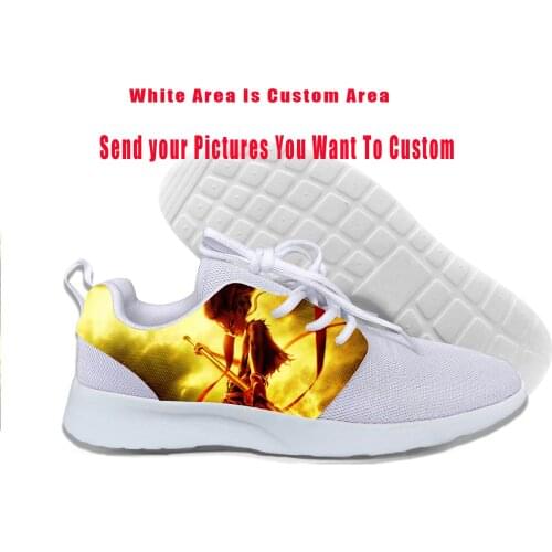 2019 Hot Latest Anime Movie Ne Zha 3D Printing Devil Boy Comes Into The World Lightweight Fashion Shoes Breathable Running Shoes