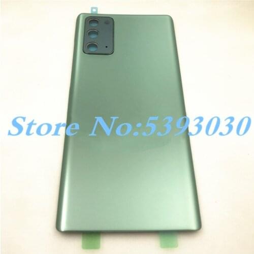 New For Samsung Galaxy Note 20 N980 Note 20 Ultra Battery Back Glass Cover Housing Door Rear Case Replacement