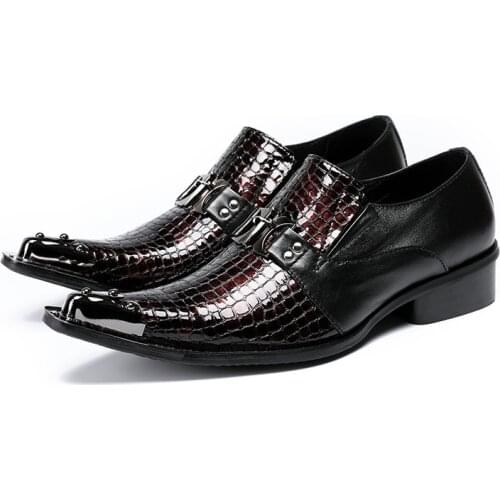 New Brogue Mens Leather Shoes Spring Summer Carved Vintage Mens Business Casual Shoes